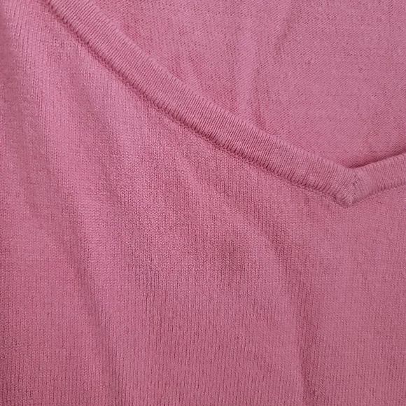Ann Taylor LOFT Top Womens XL Pink Sleeveless Knit Tank Top - Picture 7 of 7